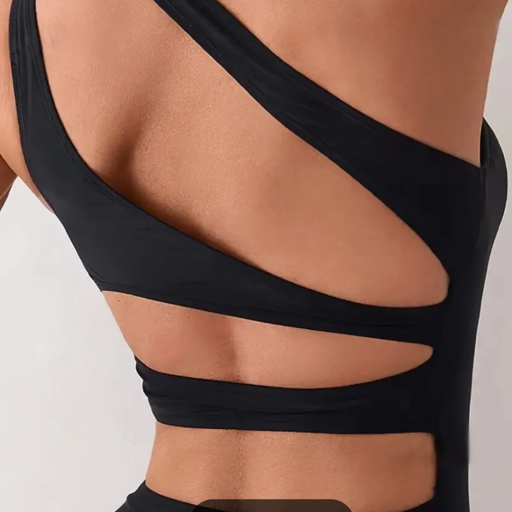 Elegant Black One-Shoulder Swimsuit Brand NEW - Picture 5 of 11